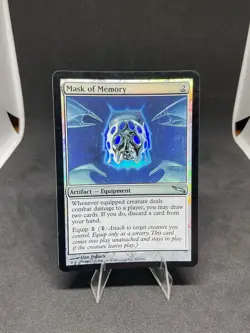 Mask of Memory Mirrodin Foil MTG 203 MP - Image 1