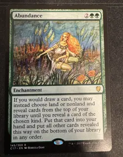 Abundance Commander 2017 Magic the Gathering mtg - Image 1