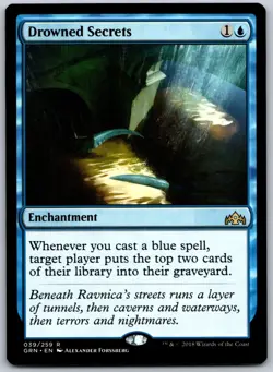 Drowned Secrets R Guilds of Ravnica 39 NM - Image 1
