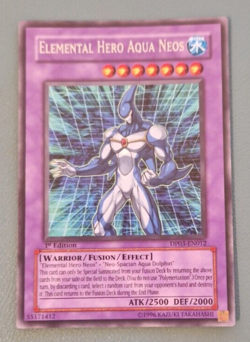 Elemental Hero Aqua Neos DP03-EN012 1st Edition Rare Yugioh Card Yu-Gi-Oh! - Image 1