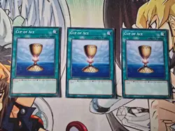 Cup of Ace x3 LODT-EN050 Common Unlimited Edition M/NM Condition 4 - Image 1