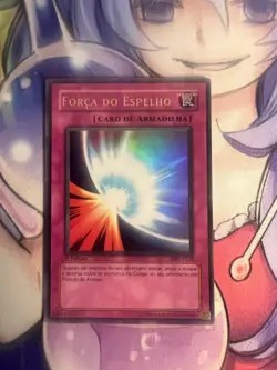 MIRROR FORCE 1ST PORTUGUESE ULTRA RARE MRD-138 PMT-P138 NEAR MINT YUGIOH - Image 1