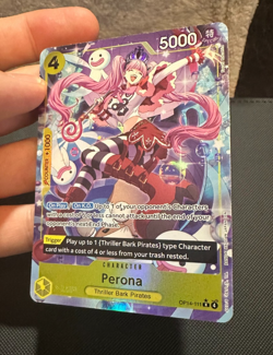 PERONA (ALT ART) OP14-111 ONE PIECE CARD - THE AZURE SEA'S SEVEN 2026 - Image 3