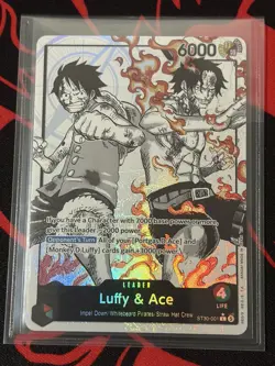 Luffy and Ace Parallel Alt Art Starter Deck EX: Luffy & Ace ST30-001 English NM - Image 1
