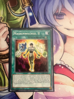 MASK CHANGE II GERMAN COMMON SDHS-EN019 DE019 NEAR MINT YUGIOH - Image 1