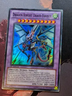 YuGiOh - Dragon Knight Draco-Equiste - DP10-EN016 - Super Rare LP/MP - Image 1