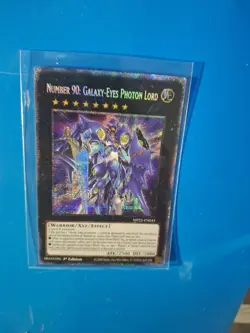 Yugioh Number 90: Galaxy-Eyes Photon Lord MP25-EN033 Starlight Rare 1st Ed NM - Image 1