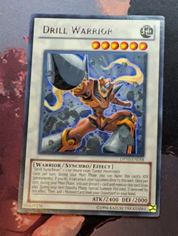 Drill Warrior DP10-EN018 Rare 1st Edition YuGiOh TCG Card LP/MP - Image 1