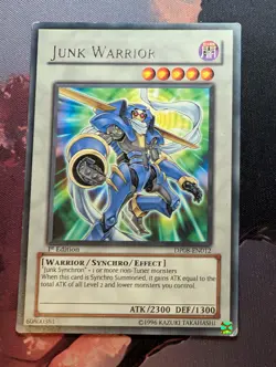 Junk Warrior DP08-EN012 Rare 1st Edition YuGiOh TCG Card LP/MP - Image 1