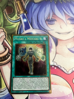 MASK CHANGE II PORTUGUESE GOLD RARE PGL3-EN086 PT086 NEAR MINT YUGIOH - Image 1