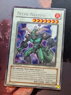 Nitro Warrior DP08-EN013 Rare 1st Edition YuGiOh TCG Card LP - Image 1