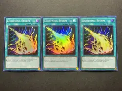 3x Lightning Storm | RA01-EN061 | Super Rares | NM | 1st Edition | YuGiOh! - Image 1