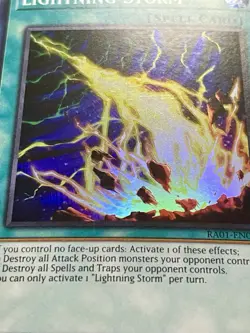 3x Lightning Storm | RA01-EN061 | Super Rares | NM | 1st Edition | YuGiOh! - Image 2