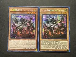 2x Blazing Cartesia, The Virtuous | MP23-EN162 | Prismatic Secret Rare | YuGiOh! - Image 1