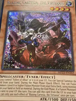2x Blazing Cartesia, The Virtuous | MP23-EN162 | Prismatic Secret Rare | YuGiOh! - Image 2