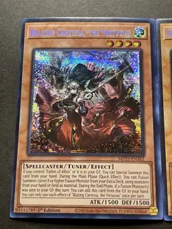 2x Blazing Cartesia, The Virtuous | MP23-EN162 | Prismatic Secret Rare | YuGiOh! - Image 3