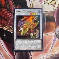 Yugioh! Jurrac Velphito - BLMM-EN149 - Ultra Rare - 1st Edition Near Mint, Engli - Image 1
