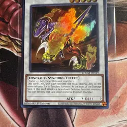 Yugioh! Jurrac Velphito - BLMM-EN149 - Ultra Rare - 1st Edition Near Mint, Engli - Image 3
