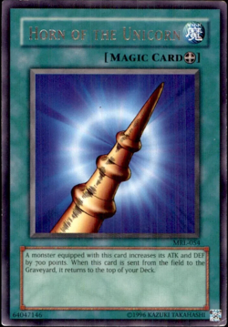 Horn of the Unicorn - MRL054 RARE YuGiOh TCG Card MP - Image 1