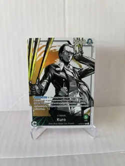 One Piece Card Game Kuro Leader OP03-021 Alt Art English - Green - NM - Image 1