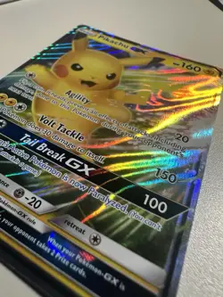 Pokemon TCG Pikachu GX SM232 Promo Card Holo Rare - Image 3