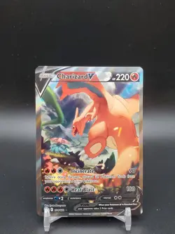 Charizard V 154/172 Brilliant Stars Alternate Art NM Pokemon Card - Image 1