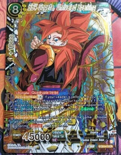Dragon Ball Super Card Game BT25-147 SCR EN SS4 Gogeta, Unrivaled Sparking NM - Image 1