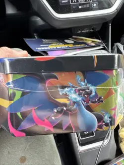 Pokemon TCG Mega Charizard Y EX Metal Tin Box - Mega Charizard Y EX, English - Image 2