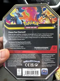 Pokemon TCG Mega Charizard Y EX Metal Tin Box - Mega Charizard Y EX, English - Image 3