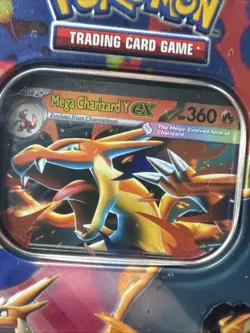 Pokemon TCG Mega Charizard Y EX Metal Tin Box - Mega Charizard Y EX, English - Image 4