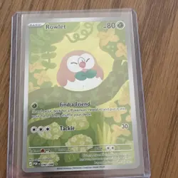 Pokemon TCG Rowlet Illustration Rare 090/088 Perfect Order #1 - Image 1