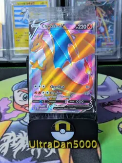 Pokemon Charizard v SWSH050 TCG Champions Path ETB Promo Card Sealed - Image 1