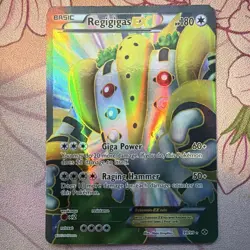 Pokemon Regigigas EX 99/99 Next Destinies Secret Rare Full Art Holo Eng 2012 - Image 1