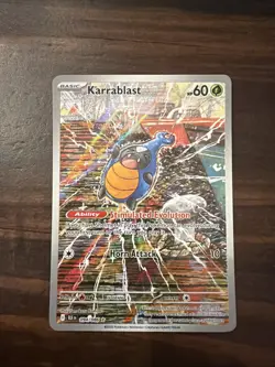 Pokemon TCG Karrablast 094/086 Black Bolt Illustration - Image 1