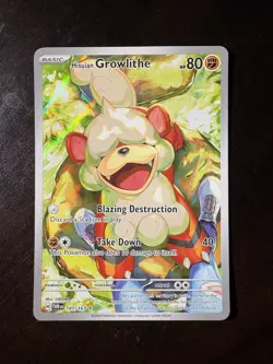 Hisuian Growlithe 181/167 Sv06 Twilight Masquerade Holo IR Eng 80HP - Image 1