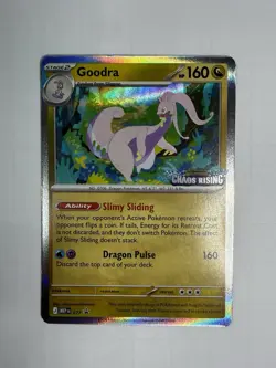 Pokemon Goodra MEP 077 Promo Chaos Rising Pre-Release Stamp - Image 1