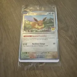 Pokemon Eevee Card 074/131 Sealed, Day 2025 Holo Promo, Pokemon TCG - Image 1