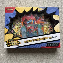 Pokemon TCG Ascended Heroes Mega Feraligatr EX Box - New & Sealed ✅ - Image 1