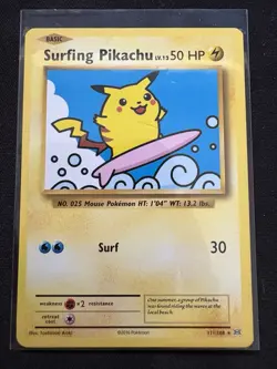 Surfing Pikachu - 111/108 - Secret Rare Pokemon Evolutions - Image 1