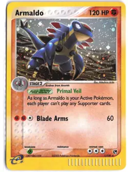 Armaldo 1/100 Holo Rare Sandstorm Pokemon - Image 1