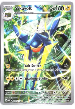 Vikavolt 230/217 Illustration Rare Ascended Heroes Pokemon NM - Image 1