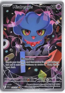 Misdreavus 233/217 Illustration Rare Ascended Heroes Pokemon NM - Image 1