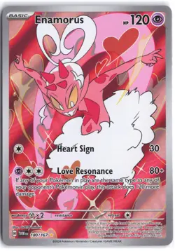Enamorus 180/167 Illustration Rare Twilight Masquerade Pokemon NM - Image 1