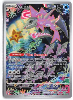 Veluza 192/182 Illustration Rare Paradox Rift Pokemon NM - Image 1