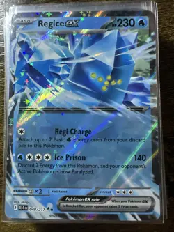 Regice ex 048/217, Double Rare Holo, Ascended Heroes, Pokemon TCG, NM - Image 1