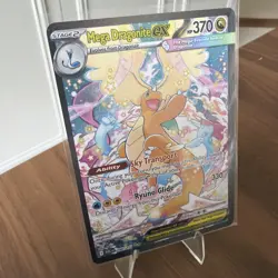Mega Dragonite EX Pokemon 290/217 SIR! ASCENDED HEROES - Image 3