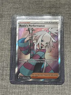 Roxies Performance 112/086 Chaos Rising Ultra Rare Full Art Pokemon TCG NM - Image 1