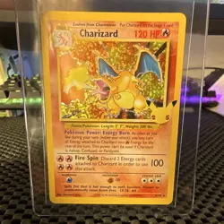The Pokemon Company Charizard 4/102 Base Set Holo 120 HP Holo Rare English - Image 1