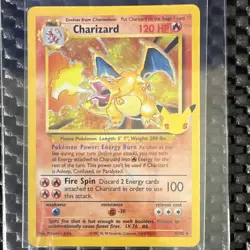 The Pokemon Company Charizard 4/102 Base Set Holo 120 HP Holo Rare English - Image 3
