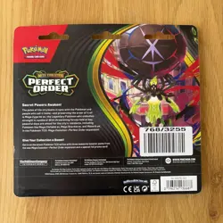 2 x Pokemon TCG: Mega Evolution Perfect Order 3-Pack Triple Blister Chikorita ✅ - Image 3